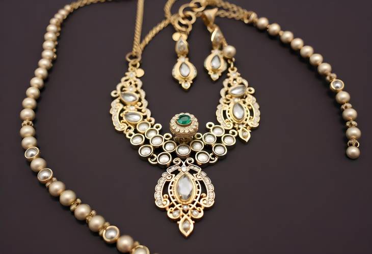 Beautiful Jewelry Collection Necklace, Ring, Earrings, and Bracelet